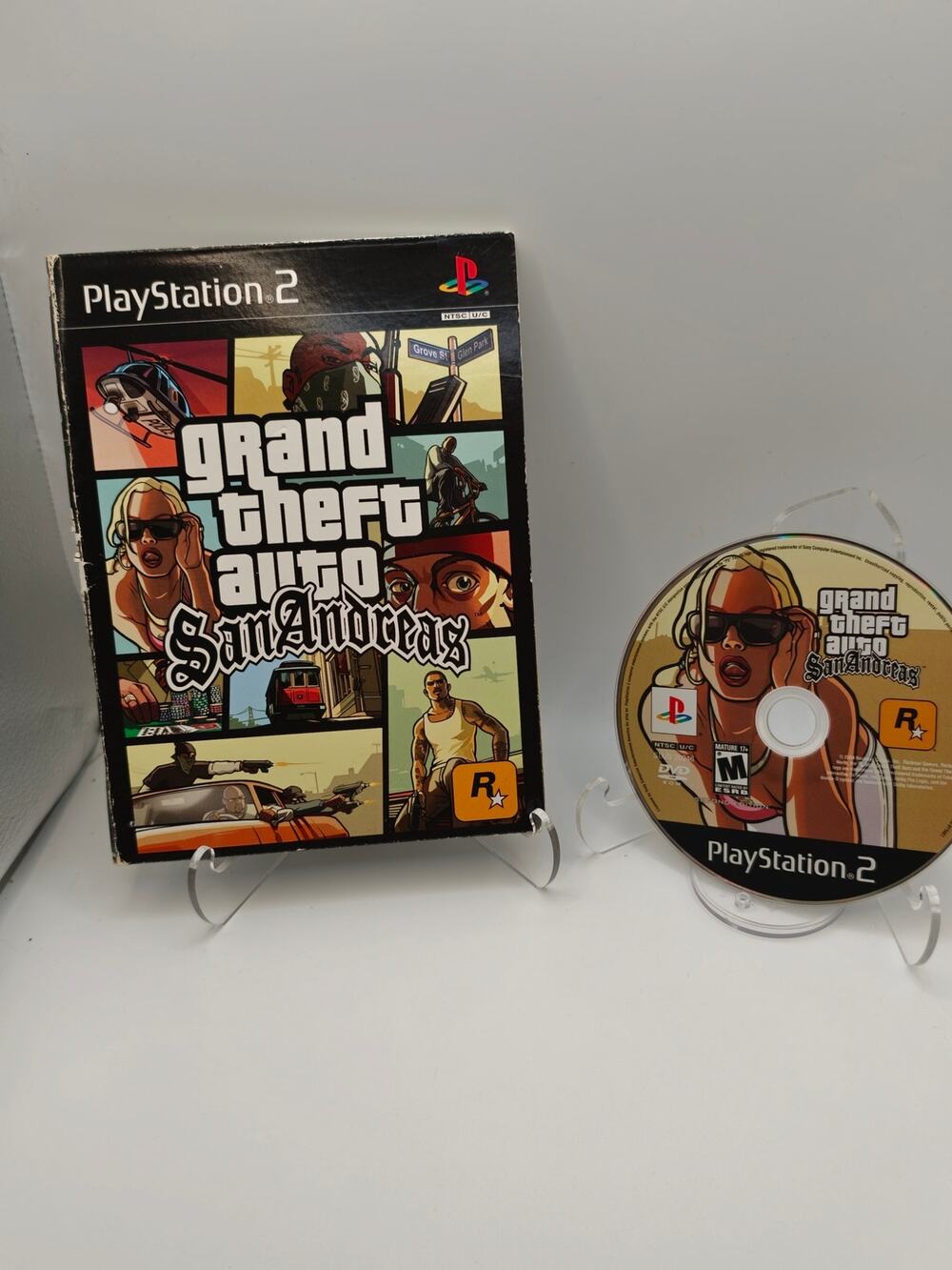 GTA San Andreas PS2 Disc Only Rockstar Open World Tested